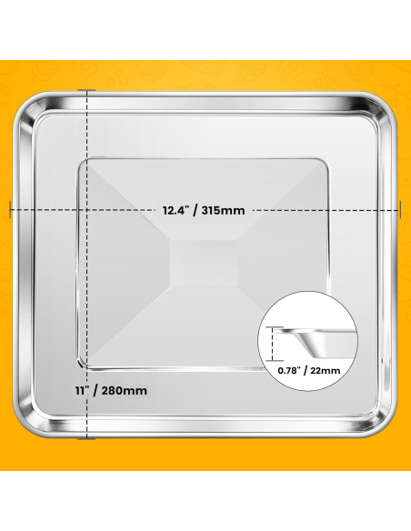 Cesta de Acero Inoxidable para Freidora de Aire Cuisinart 31.5x27.9 cm