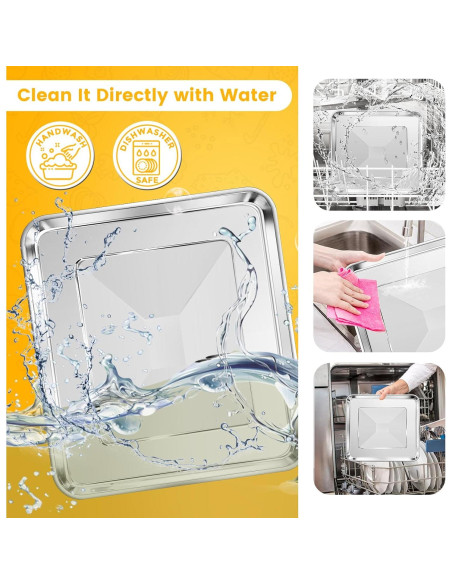 Cesta de Acero Inoxidable para Freidora de Aire Cuisinart 31.5x27.9 cm