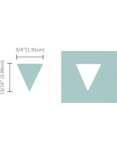 Perforadora de papel Bira Craft forma de banderín 1" 2