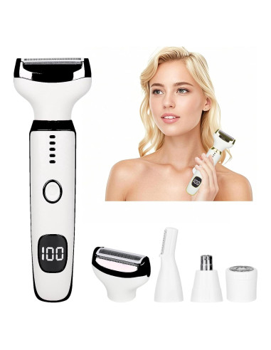 Afeitadora Eléctrica Beanify 4 en 1 con Pantalla LED IPX7