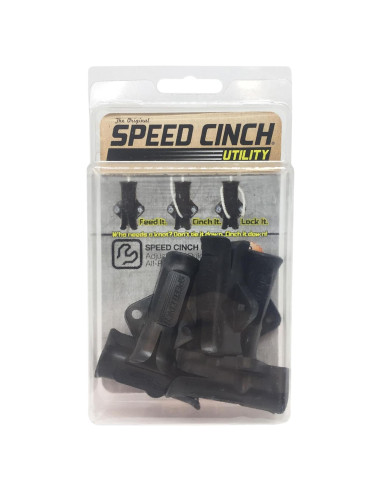 Cinta de Ajuste de Cuerda Speed Cinch Utility - Paquete de 5