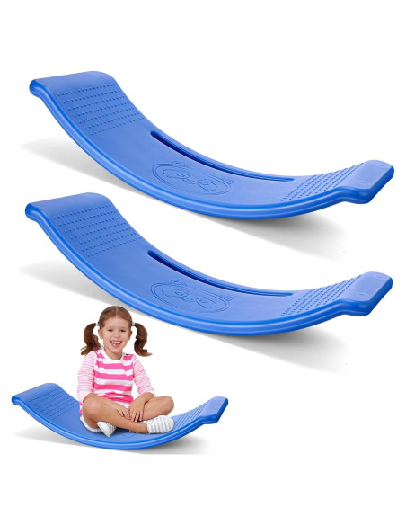 Paquete de 2 Tableros de Equilibrio Motionchic Azul 66x28x14cm