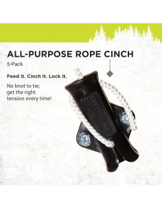 Cinta de Ajuste de Cuerda Speed Cinch Utility - Paquete de 5 2