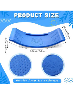 Paquete de 2 Tableros de Equilibrio Motionchic Azul 66x28x14cm 2