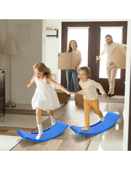 Paquete de 2 Tableros de Equilibrio Motionchic Azul 66x28x14cm