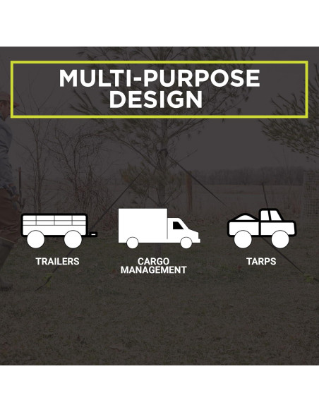 Cinta de Ajuste de Cuerda Speed Cinch Utility - Paquete de 5