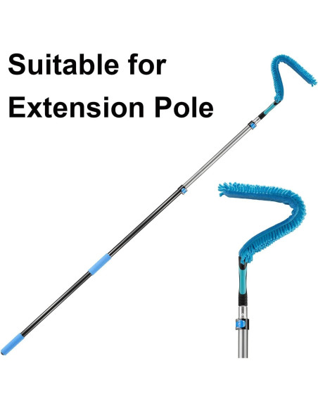 Plumero Flexible de Microfibra Hicavar 44.93 cm Lavable