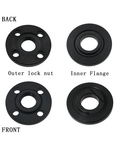 Juego de 2 Tuercas de Bloqueo Mutai para Amoladora 4-1/2" a 7"