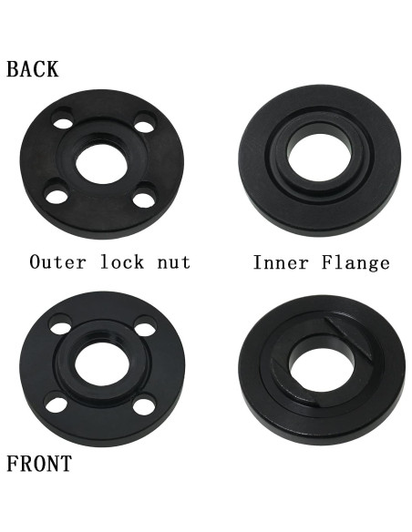Juego de 2 Tuercas de Bloqueo Mutai para Amoladora 4-1/2" a 7"