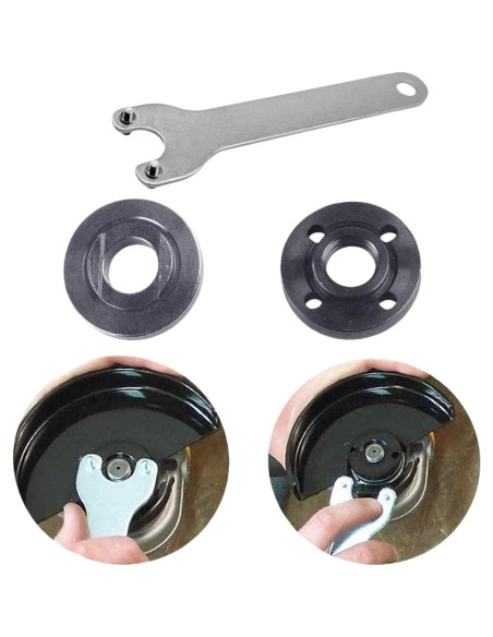 Kit de Tuercas de Bloqueo de Metal JIEOADOU para Amoladoras