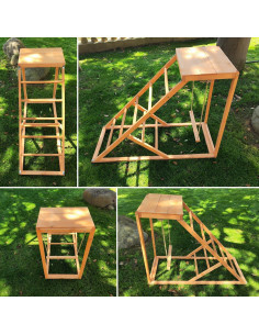 Barras de Posado para Pollos Kecreque 40 x 97 x 71 cm 2