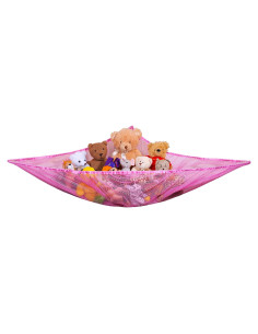 Hamaca Jumbo para Juguetes Handy Laundry - Malla Rosa 1.68m