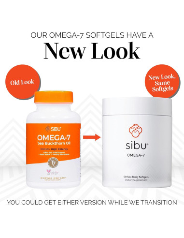Suplemento Omega-7 Sibu 60 Softgels - Aceite Espino del Mar