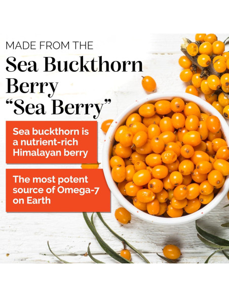 Suplemento Omega-7 Sibu 60 Softgels - Aceite Espino del Mar