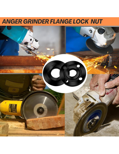 Kit de Tuercas y Llave HOBEREROK para Amoladora 7 Piezas