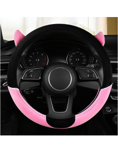 Cubierta de Volante de Peluche Forala 3D Rosa Universal 37-38 cm 2
