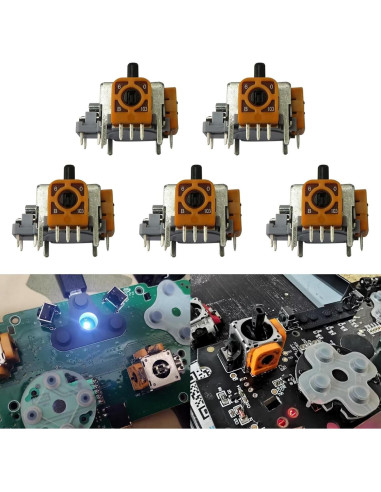 5x Palancas de Pulgar de Silicona Zafina-UP para Joystick PS5