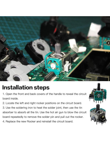 Reemplazo Joystick Analógico INGQI para Controlador XBOX Series X/S - Paquete de 4