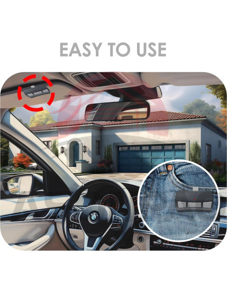 Control Remoto Genie GITR-3 para Puerta de Garaje - 3 Años Garantía