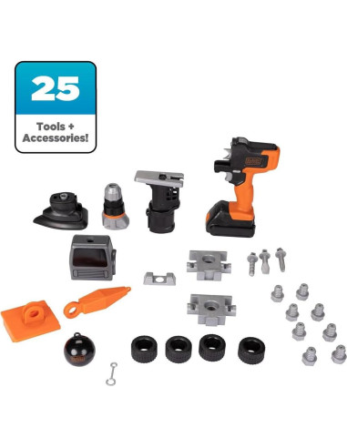 Taller de Herramientas BLACK+DECKER Matrix Junior 25 Piezas
