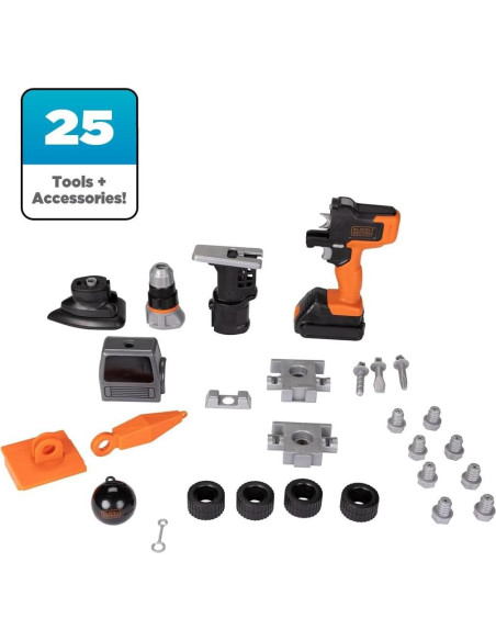 Taller de Herramientas BLACK+DECKER Matrix Junior 25 Piezas
