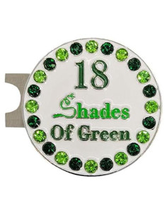 Marcador de Pelota de Golf Giggle Golf con Clip Magnético Verde