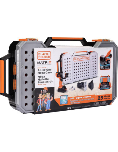 Taller de Herramientas BLACK+DECKER Matrix Junior 25 Piezas