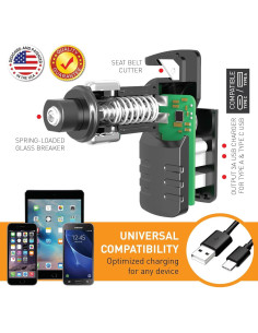 Cargador de coche USB Ztylus Stinger con herramienta de escape 2