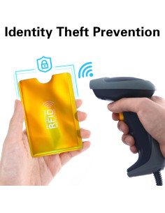 10 Fundas Bloqueadoras RFID GEEHUA para Tarjetas de Crédito 2