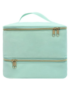 Bolsa Organizadora de Esmalte de Uñas LIVEBAY Verde 30 Botellas