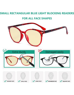 Gafas de Lectura Eyekepper 12 Paquete Bloqueo Luz Azul +0.00 2