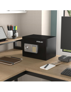 Caja de Seguridad STEELIST 1.0 Pies Digital y Llave Negra 2