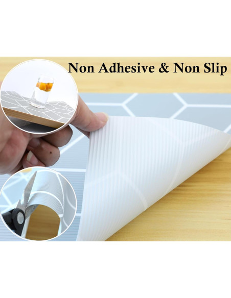 Forros de Cajones y Estantes GMCOZY 10cm x 7.32m Antideslizantes