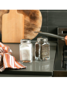 Salero y Pimentero Jumbo RSVP Internacional Cristal 236ml 2