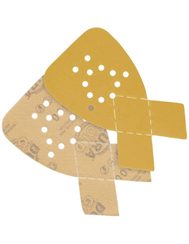 Discos de Lijado Dura-Gold 400 Grit Triangular - Caja 24