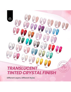 Juego de Esmalte de Uñas Gel Beetles 36 Colores 53PCS 2