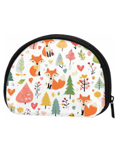 Monedero Pequeño IBILIU Zorros de Navidad 12x9 cm