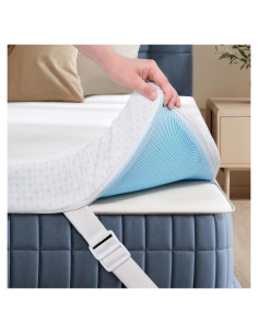 Colchón Twin Hokway 3 Pulgadas Espuma Viscoelástica con Gel