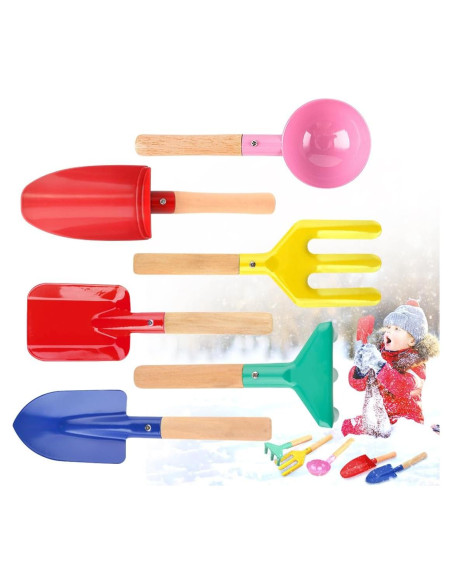Juego de herramientas de playa para niños UMUACCAN 6 piezas
