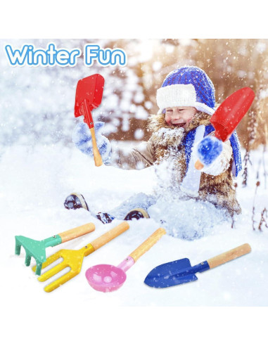 Juego de herramientas de playa para niños UMUACCAN 6 piezas