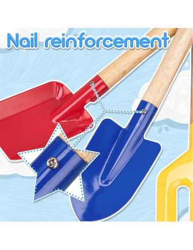 Juego de herramientas de playa para niños UMUACCAN 6 piezas