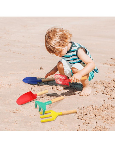 Juego de herramientas de playa para niños UMUACCAN 6 piezas