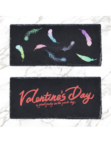 Juego de 5 Tablas de Queso de Pizarra Fansch 28x13 cm