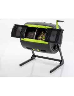 Compostador Tumbler de Dos Etapas RSI 246.1L Negro 2