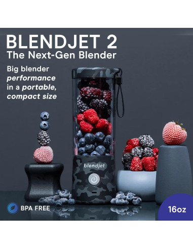 Mezclador Portátil BlendJet 2 - 473ml Recargable USB-C Camo