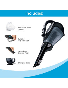 Aspiradora de mano BLACK+DECKER 20V sin cable BDH2000L 2