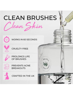 Limpiador de Brochas Profesional ISOCLEAN 266 ml - Vegano y Sin Enjuague 2