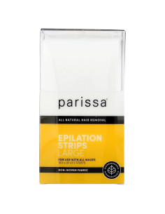 Tiras de Epilación Parissa 100 unidades 23x7.6 cm Biodegradables