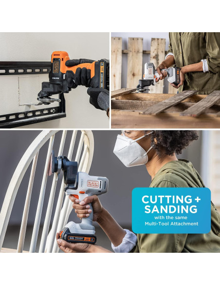 Accesorio Oscilante BLACK+DECKER BDCMTO 0.48 kg Multicolor