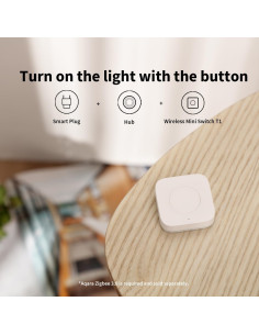 Interruptor Mini Inalámbrico Aqara T1 Zigbee 3.0 con Soporte OTA 2
